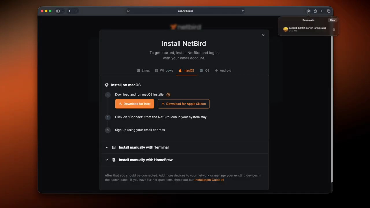 Download NetBird