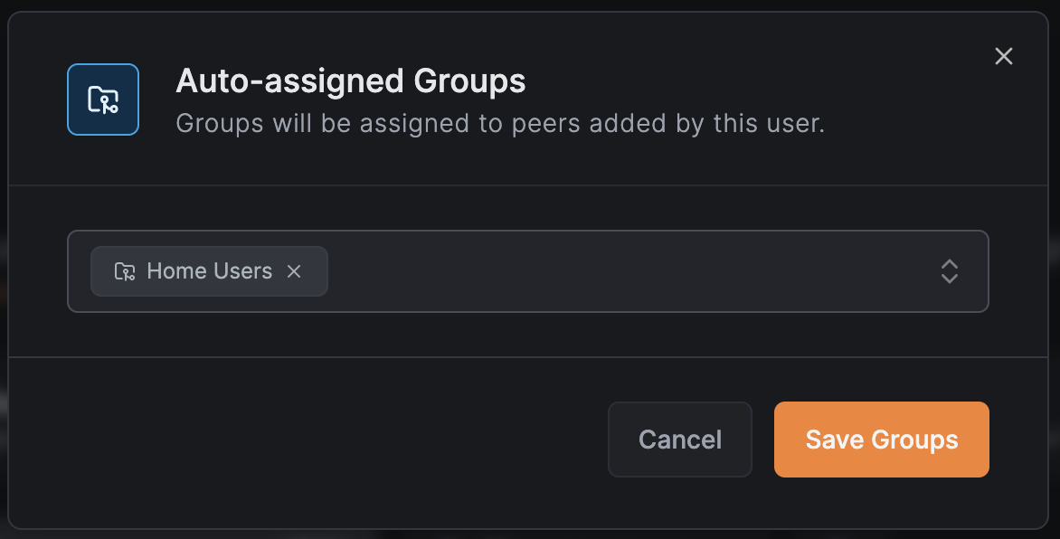 Add user group