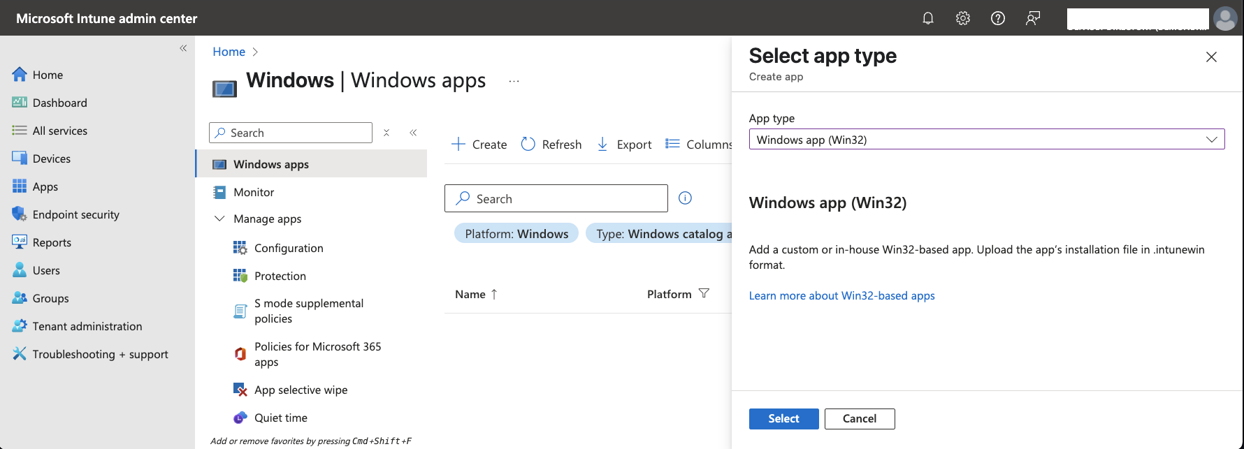 Win32 app