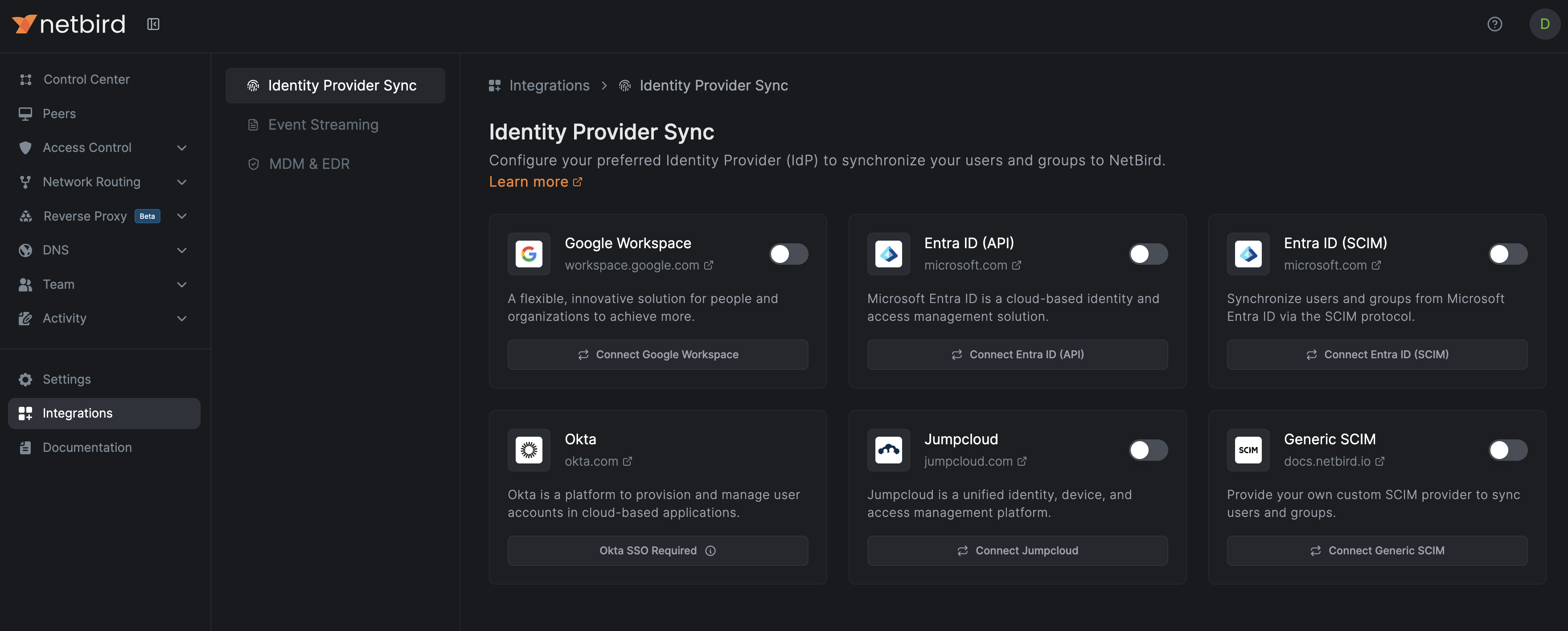 NetBird IIJ ID Integration