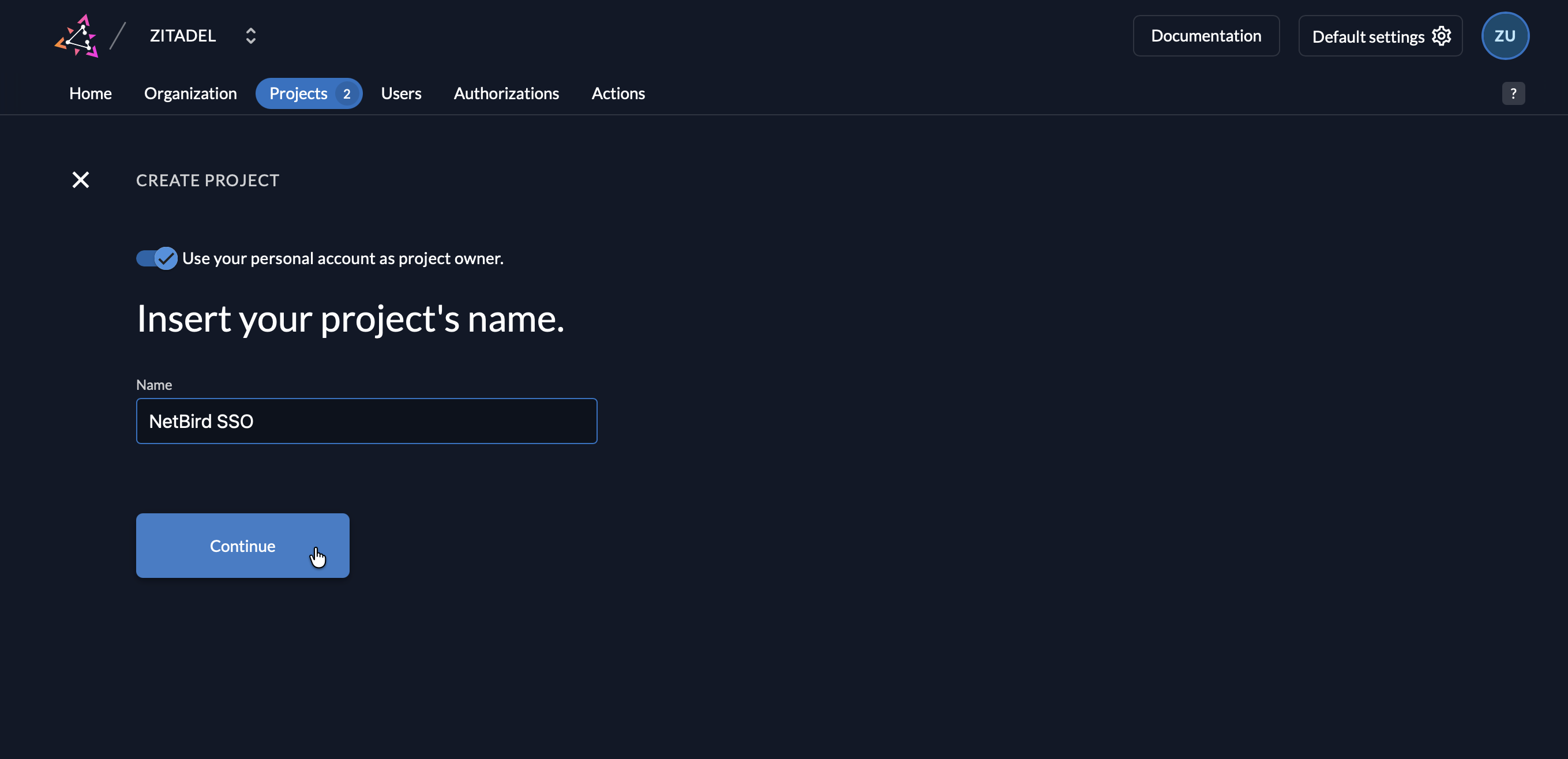 Name project